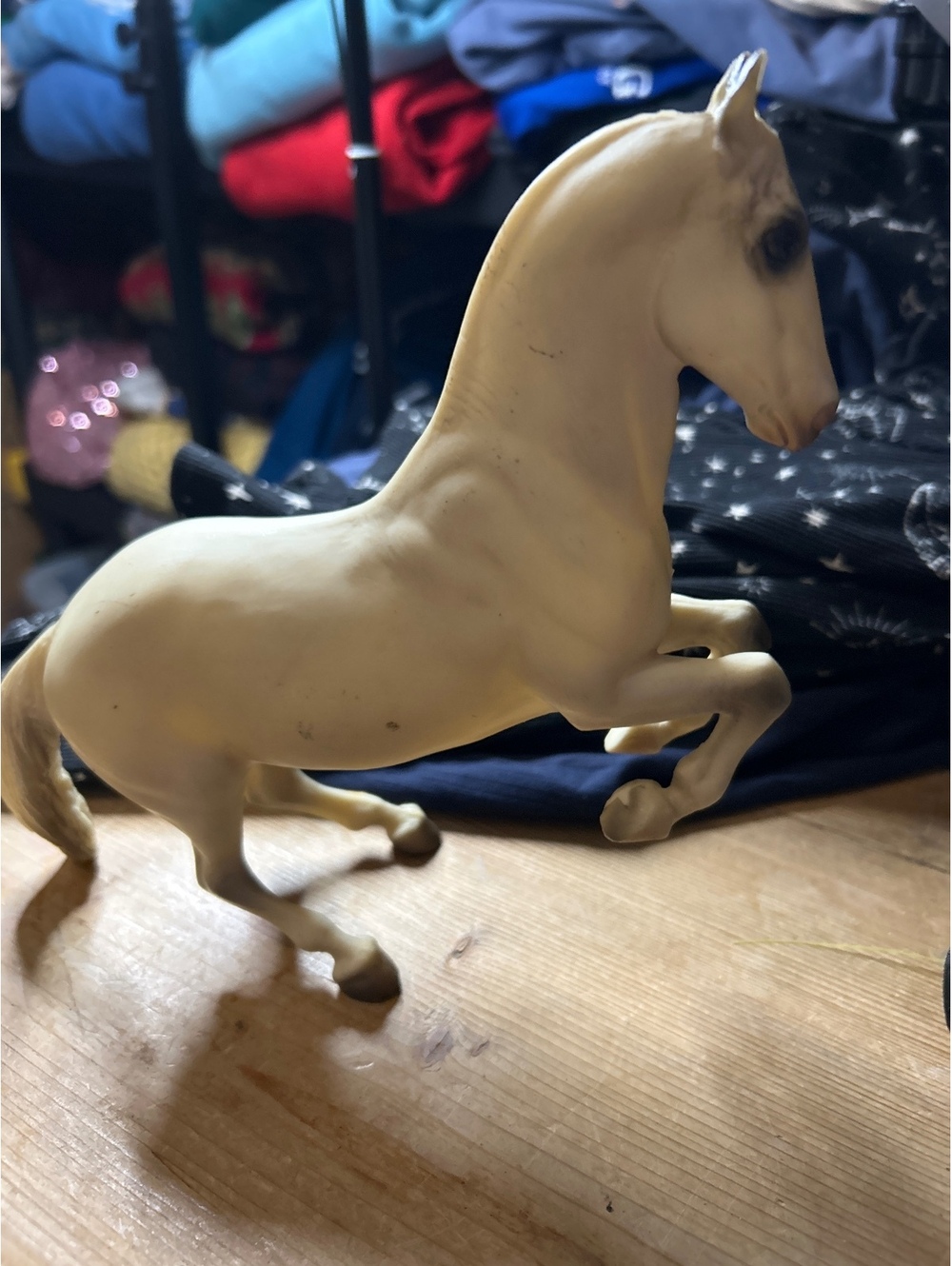 Breyer Molding Co Lipizzan Stallion Horse Figurine Alabaster 5,000 Made 7.5” VTG